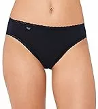 Sloggi Damen 24/7 Cotton Lace Tai C3p Slip, Schwarz, 44 EU