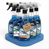 Scheibenenteiser Auto 6x750 ml – Enteiserspray Auto gegen Eis & Frost | Blitzschneller Scheibenenteiser für klare Sicht | Schonend & effektiv | Auch für Scheibenwischwasser geeignet (6, 750 ml)