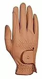 Roeckl Sports Reithandschuh ROECK-Grip, Turnier Sommer Handschuh, Karamell 7.5