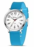 HANPOSH Herren Analog Quarz Uhr - 30M Wasserdichte Armbanduhr Mit Silikon Armband - Casual Designer Männer Uhr