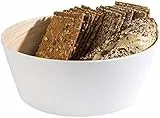 APS Schale „Frida“, Bowl, Melamin Schale, Ø 22 cm, 10,5 cm Höhe, weiß/beige, für 3,4 Liter Inhalt
