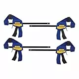 IRWIN QUICK-GRIP Klemmen, einhändig, Ministange, 15,2 cm, 4er-Pack (1964758)