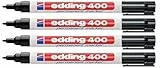 edding Permanentmarker schwarz 400-01 (4er Pack)
