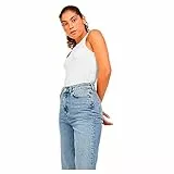 JJXX Damen Jjxx Jxivy Tight Sl Oneck Dream Body, Bright White, S