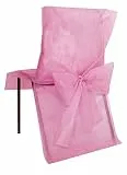 Santex Stuhlhusse mit Schleife, rosa, 50 x 95 cm