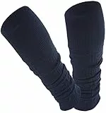 TODO Stulpen Baumwolle Damen - Weich und Bequem Beinlinge zum jeden Tag, Tanzen, Sport, Gym, Bergtouren - Beinwärmer (Marineblau)