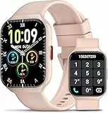 Smartwatch Herren mit Telefonfunktion,1.96' HD Uhr Damen mit Herzfrequenz SpO2 Stress Schlafmonitor,Alexa Integriert Watch,113+ Sportmodi Fitness Tracker, IP68 wasserdichte für Android iOS,2025 Rose