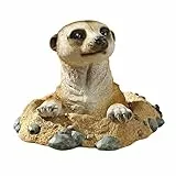 Design Toscano Kalahari-Erdmännchen-Figuren, Maße: 21,5 x 10 x 16,5 cm