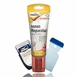 Molto Reparaturspachtel Moltofill Innen Reparatur Set mit Dulux Weiß Farbroller und Metallspachtel