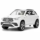 TGRCM-CZ 1/32 Diecast Auto AMG GLE 63S SUV Modell Auto Pull Back mit Sound und Licht Spielzeug Auto für Jungen Mädchen Erwachsene Geschenk(Weiß)