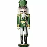 Dekohelden24 Wunderschöner Nussknacker Soldat, in grün, klassisch, ca. 35 cm