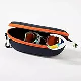 ZONE3 Swim Schwimmbrillen-Etui, Marineblau/orange, Einheitsgröße