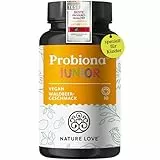NATURE LOVE® Probiona Junior - 45g Pulver - Darmbakterien für Kinder ab 4 Jahren - 5 Bakterienstämme - mit Lactobacillus (Milchsäurebakterien), Bifidobacterium und Inulin - vegan & laborgeprüft