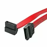 StarTech.com 15cm SATA 3 Kabel gewinkelt - S-ATA III Anschlusskabel bis 6Gb/s - Serial ATA 90° rechts abgewinkelt - Rot