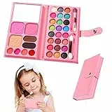 Kinderschminke Mädchen Set, Xionghonglong Make up Spielzeug, Kosmetik Spielzeug für Mädchen Kinder, Waschbar Make up Spielzeug, Prinzessin Rollenspiel Spielzeug Geschenk für Weihnachts/Geburtstag (A)