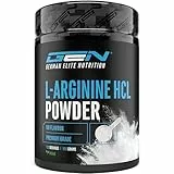L-Arginin HCL - 500 g - L-Arginin Hydrochlorid - pflanzliches L-Arginin HCL - Optimale Löslichkeit - Reines Pulver ohne Zusätze - Vegan
