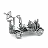 Metal Earth Fascinations MMS094 Metallbausätze - NASA Raumfahrt Apollo Lunar Rover, lasergeschnittener 3D-Konstruktionsbausatz, 3D Metall Puzzle, DIY Modellbausatz mit 2 Metallplatinen, ab 14 Jahre