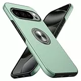 Doeshine Hülle für Google Pixel 10/10 Pro, Militärschutz Stoßfest Pixel 10 Pro Hülle mit 360° Magnetischer Drehbarer Ständer Kickstand Schutzhülle Handyhülle für Google 10 Pro, Hellgrün
