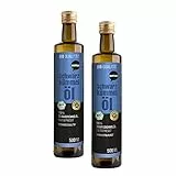 Wohltuer Bio Schwarzkümmelöl 1l (2x 500ml) - Schonend kaltgepresst, gefiltert, mild & reich an ungesätigten Fettsäuren