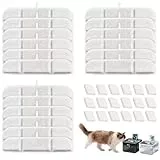18 Stück Katzenbrunnen Filter, Trinkbrunnen Filter für DownyPaws, Katzenbrunnen Kabellos Bewegungsmelder, Dreifaches Haustierfilter System Filter für 2.5L Trinkbrunnen(18+18)