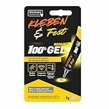Alleskleber 100% GEL Universalkleber, Reparaturkleber, Dekorkleber (1 x 8g)