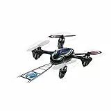 JAMARA 422017 - Camostro HD Drone Kompass Flyback Turbo 2,4G - HD Kamera (720p), bis zu 40 Km/h, elektronische Kompass/Flyback Funktion, 3 Flugmodi, 4 kraftvolle und durchzugsstarke Rotoren, LEDs