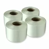 VEMATEC 4 Rollen Polyester-Umreifungsband 9 mm, 500 m, bis 250 kg reißfest, Ballenpressenband für Papierpressen
