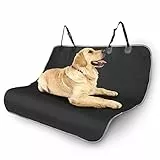 Nobleza Hunde-Sitzbezüge für Fahrzeuge, Auto-Rücksitzbezüge aus Oxford-Stoff, wasserdicht, Kratzfest und rutschfest, Autozubehör SUV Universal Schwarz 140 × 110 cm
