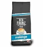 Der-Franz Melange Kaffee, Intensität 3/5, 100% Arabica, ganze Kaffeebohnen, 1000 g