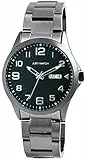 Just Watch Herren Uhr Edelstahl Armband Leuchtzeiger Datum Analog Quarz JW20114 (anthrazit dunkleblau)