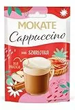 MOKATE - Cappuccino Apfelkuchen - Cremiger Instant-Kaffee mit Milchschaum - Coffee Apple Pie Cake Mit Zimt - Aromatisch Süß Kaffeepulver - Einfach mit Heißem Wasser Aufgießen - 40g