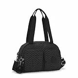 Kipling COOL DEFEA Mittelgroße Schultertasche, Signature Emb (Schwarz)