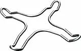 Bosch HEZ298114 Zubehör für Kochfelder, Espressokreuz, für Kochgeschirr mit Bodendurchmesser kleiner 12 cm, für Espressokannen, kleine Töpfe und Pfannen