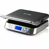 DOMO DO9219W Waffeleisen 'Waffle Genius' - Quadratische Waffeln 5x5-1600W – Edelstahl