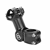 DONGKER Fahrrad Vorbauten Riser, Fahrrad Lenker Extender, 31.8 25.4 Vorbau, 90mm 110 mm 60 Grad Einstellbar Lenkervorbau für Fahrrad BMX MTB Rennrad