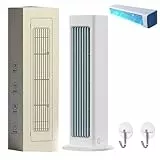Breezamax, Breeze Max Ventilator, Qinux Brizaac Ventilator, 2025 Verbesserter Tragbare Tischventilator, USB Tischventilator ohne Bohren mit 3 Geschwindigkeitsstufen für Büro, Küche