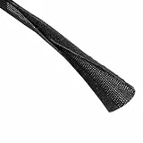 Hama Kabelbündel-Gewebeschlauch 'Easy Flexwrap', 1,8 m, Schwarz