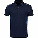JAKO Herren Poloshirt Challenge, Marine-Meliert/Royal, S