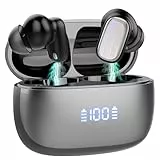 Conyat AI Kopfhörer Übersetzer, Echtzeit Sprachübersetzer 164 Sprachen mit App, 6 Übersetzungsmodi, Bluetooth Übersetzer Kopfhörer für Studium, Reisen, Wirtschaft, Glänzendes Schwarz