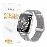 Frgnie Schutzfolie Kompatibel mit SLOKSFil G91 Smartwatch 1,83' (6 Stück) Flexibel TPU Hülle Blasenfreie, Kompatibel mit Loekneue, RifePhi G51 G93 Smartwatch Displayschutzfolie