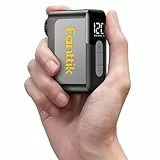Fanttik X10 Ace Mini akku Fahrradpumpe mit Manometer, 120 PSI elektrische Fahrradpumpe mit Presta- und Schrader-Ventil, Auto-Stopp, schnelles Aufpumpen für Rennrad, Mountainbike, Motocross und E-Bike