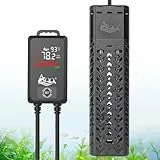 AQQA Aquarium Heizung, 500W Einstellbare Aquarium Heizstab,Temperatur Aquarium Heizer,Heizung für Aquarien mit Externem Digitalanzeige LED Controller für 100-300L