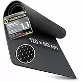 NEOLYMP Bodenschutzmatte Fitnessgerät (120 x 60 cm) - Laufband Matte 8mm Dicke - langlebig, rutschfest & stoßdämpfend - Fitness Unterlegmatte für Crosstrainer - Gymnastikmatte, Fitnessmatte
