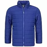 MONT EMILIAN Tignes Herren Jacke mit gestepptem Obermaterial und leichter, wärmender Wattierung, gefütterter Stehkragen, in den Größen S bis XXXL (as3, alpha, l, regular, regular, Blau)