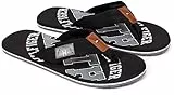 Tommy Hilfiger Herren Flip Flops Essential Beach Sandal Badeschuhe, Schwarz (Black), 45