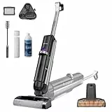 Eureka RapidWash NEW630 Nass Trockensauger Kabelloser Staubsauger mit 170° Neigung,60°C Heißlufttrocknung,21600 Pa Saugkraft,Saugwischer 38min,Selbstreinigung und Anti-Tangle für Hartböden,LED-Anzeige