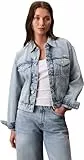 Calvin Klein Jeans Damen 90er Jahre TRUCKER LAFAYETTE LV047C791G Jacken, Blau (LAFAYETTE), L, Blau (LAFAYETTE), L
