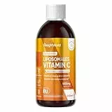 Liposomal Vitamin C Tropfen 250ml - Täglich 1000mg Vit C - Vitamin C trägt zu einer normalen Funktion des Immunsystems bei (EFSA) - Vegane & Zuckerfreie Vit C mit Orangengeschmack - WeightWorld