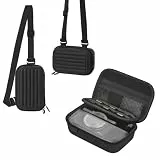 Leayjeen Digitalkamera-Tasche, kompatibel mit VAHOIALD/Rollei/ZAZYZIA/TOAIOHO/Kodak/GUEVWES/DODOSOUL, mit Schultergurt (nur Tasche) Schwarz