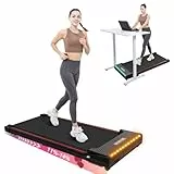 CITYSPORTS Laufband Klappbar für Zuhause 1-6km/h mit 440W Motor & Atmungs-LED, Walking Pad Schreibtisch für Heimfitnessübungen